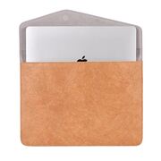 Husa pentru laptop 15 - 16 inch MacBook, Microsoft, Dell, HP, Lenovo, eleganta si subtire, protectie sporita, maro