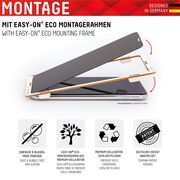 Folie sticla premium iPhone 13 Pro Max / iPhone 14 Plus Displex Real Glass Privacy Full Cover 10H cu aplicator, negru