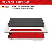 Folie sticla premium iPhone 15 / 15 Pro Displex Real Glass Privacy Full Cover 10H cu aplicator, negru