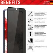 Folie sticla premium Samsung Galaxy S21 Ultra 5G Displex Real Glass Privacy Full Cover 3D 10H cu aplicator, negru