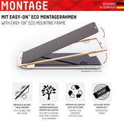 Folie sticla premium Samsung Galaxy S21 Ultra 5G Displex Real Glass Privacy Full Cover 3D 10H cu aplicator, negru