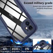 Pachet 360: Husa cu folie integrata pentru iPhone 11 Cover360 fata spate - negru / transparent