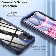 Pachet 360: Husa cu folie integrata pentru iPhone 11 Cover360 fata spate - negru / transparent