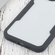 Pachet 360: Husa cu folie integrata pentru iPhone 12 Pro Cover360 fata spate - negru / transparent