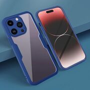 Pachet 360: Husa cu folie integrata pentru iPhone 14 Pro Cover360 fata spate - negru / transparent