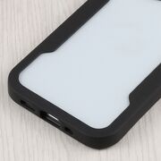 Pachet 360: Husa cu folie integrata pentru iPhone 15 Plus Cover360 fata spate - negru / transparent