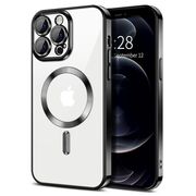 Husa pentru  iPhone 12 Pro Max cu MagSafe si protectie pentru lentile anti-shock 1.5 mm - negru