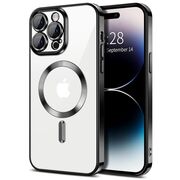 Husa pentru  iPhone 14 Pro  cu MagSafe si protectie pentru lentile anti-shock 1.5 mm - negru