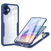 Pachet 360: Husa cu folie integrata pentru Samsung Galaxy A05 Cover360 fata / spate - blue
