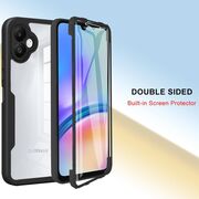 Pachet 360: Husa cu folie integrata pentru Samsung Galaxy A05 Cover360 fata / spate - blue