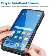 Pachet 360: Husa cu folie integrata pentru Samsung Galaxy A12 Cover360 fata / spate - blue
