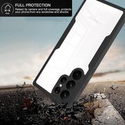 Pachet 360: Husa cu folie integrata pentru Samsung Galaxy S22 Ultra Cover360 fata / spate - negru