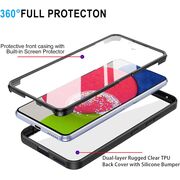 Pachet 360: Husa cu folie integrata pentru  Samsung Galaxy S23 Plus  Cover360 fata / spate - mov