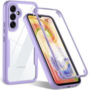 Pachet 360: Husa cu folie integrata pentru Samsung Galaxy S24 Plus Cover360 fata / spate - mov