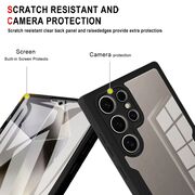 Pachet 360: Husa cu folie integrata pentru Samsung Galaxy S24 Ultra Cover360 fata / spate - negru