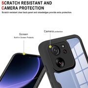 Pachet 360: Husa cu folie integrata pentru Xiaomi 13T, 13T Pro Cover360 fata / spate - roz