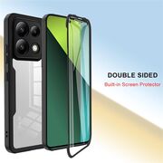 Pachet 360: Husa cu folie integrata pentru Xiaomi Redmi Note 13 Pro 5G Cover360 fata / spate - negru