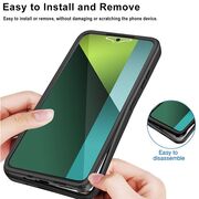 Pachet 360: Husa cu folie integrata pentru Xiaomi Redmi Note 13 Pro 5G Cover360 fata / spate - mov