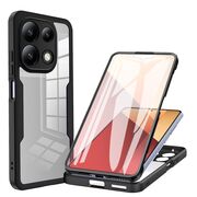 Pachet 360: Husa cu folie integrata pentru Xiaomi Redmi Note 13 Pro 4G Cover360 fata / spate - negru