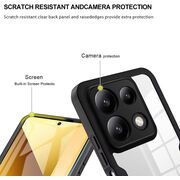 Pachet 360: Husa cu folie integrata pentru Xiaomi Poco X6 Pro Cover360 fata / spate - roz