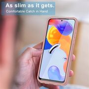 Pachet 360: Husa cu folie integrata pentru Xiaomi Redmi 13C 4G Cover360 fata / spate - roz