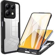 Pachet 360: Husa cu folie integrata pentru Xiaomi Poco X6 Pro Cover360 fata / spate - negru