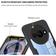 Pachet 360: Husa cu folie integrata pentru Xiaomi Redmi A3 Cover360 fata / spate - blue
