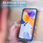 Pachet 360: Husa cu folie integrata pentru Xiaomi Redmi 13C 4G Cover360 fata / spate - blue