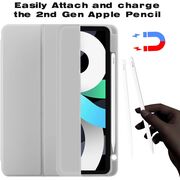 Husa pentru Apple iPad Air 11 2024 / 2025​ M2, M3 cu functie wake-up/sleep si compartiment pentru Apple Pen, tip stand, space grey