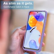Pachet 360: Husa cu folie integrata pentru Xiaomi Redmi 13C 4G Cover360 fata / spate - mov