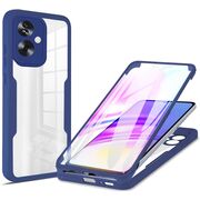 Pachet 360: Husa cu folie integrata pentru Oppo A79 Cover360 fata / spate - blue