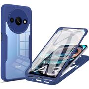 Pachet 360: Husa cu folie integrata pentru Xiaomi Redmi A3 Cover360 fata / spate - blue