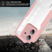 Pachet 360: Husa cu folie integrata pentru Xiaomi Redmi 13C 4G Cover360 fata / spate - roz