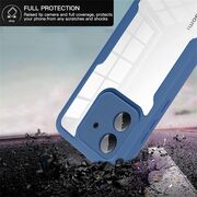 Pachet 360: Husa cu folie integrata pentru Xiaomi Redmi 13C 4G Cover360 fata / spate - blue