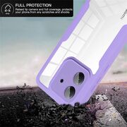 Pachet 360: Husa cu folie integrata pentru Xiaomi Redmi 13C 4G Cover360 fata / spate - mov