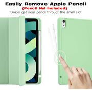 Husa pentru Apple iPad Air 11 2024 / 2025​ M2, M3 cu functie wake-up/sleep si compartiment pentru Apple Pen, tip stand, verde deschis