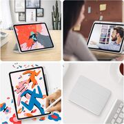 Husa pentru Apple iPad Air 11 2024 / 2025​ M2, M3 cu functie wake-up/sleep si compartiment pentru Apple Pen, tip stand, space grey