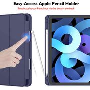 Husa Apple iPad Air 11 2024 / 2025​ M2, M3 cu functie wake-up/sleep si compartiment pentru Apple Pen, navy blue