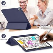 Husa Apple iPad Air 11 2024 / 2025​ M2, M3 cu functie wake-up/sleep si compartiment pentru Apple Pen, navy blue
