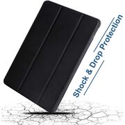 Husa Apple iPad Air 11 2024 / 2025​ M2, M3 cu functie wake-up/sleep si compartiment pentru Apple Pen, negru