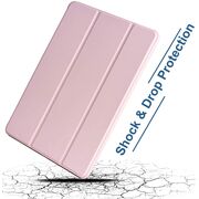 Husa Apple iPad Air 11 2024 / 2025​ M2, M3 cu functie wake-up/sleep si compartiment pentru Apple Pen, rose gold