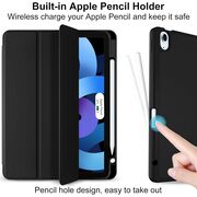 Husa pentru Apple iPad Air 11 2024 / 2025​ M2, M3 cu functie wake-up/sleep si compartiment pentru Apple Pen, tip stand, negru