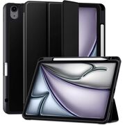 Husa pentru Apple iPad Air 11 2024 / 2025​ M2, M3 cu functie wake-up/sleep si compartiment pentru Apple Pen, tip stand, negru