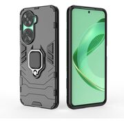 Husa pentru Huawei Nova 12 SE cu inel Armor Kickstand Tough Rugged Cover, negru