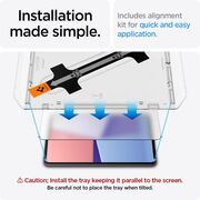 Folie sticla iPad Pro 13 (2024) Spigen Glas.t R Ez Fit 9H, transparenta