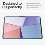 Folie sticla iPad Pro 13 (2024) Spigen Glas.t R Ez Fit 9H, transparenta