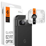 [Pachet 2x] Folie sticla camera Google Pixel 8a Spigen Glas.tR Optik ”EZ FIT”, transparenta