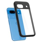 Husa Google Pixel 8a Spigen Ultra Hybrid, negru / transparent