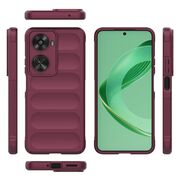 Husa pentru  Huawei nova 12 SE Liquid Silicone, Microfibre Lining, Non-Slip Airbag Design, rosu