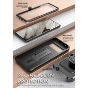 Pachet 360: Husa cu folie integrata Google Pixel 8a Supcase Unicorn Beetle Pro, negru